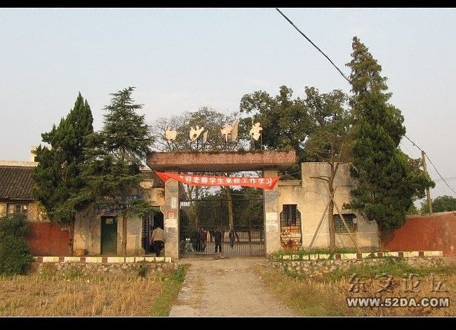 白沙中學(xué)校門